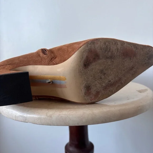 Sam Edelman cognac suede knee-high boots - Picture 6 of 8